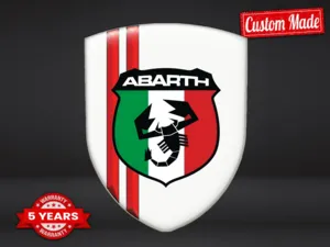 Fiat Abarth Car Stickers Business Durable Limited Professional